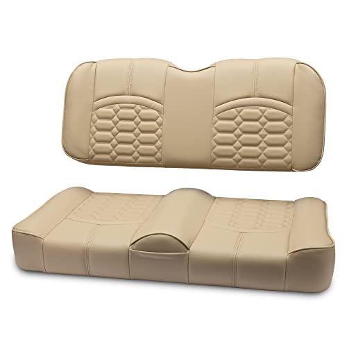 MODZ® FS1 Custom Golf Cart Front Seat for ICON - [Add $40] - Khaki Base - Cobra Pattern