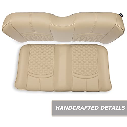 MODZ® FS1 Custom Golf Cart Front Seat for ICON - [Add $40] - Khaki Base - Cobra Pattern