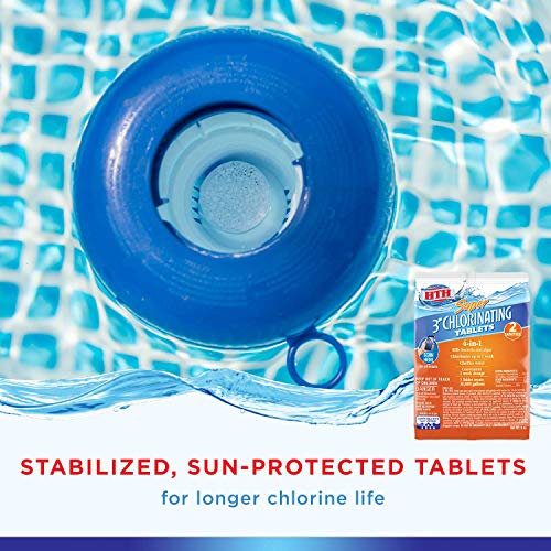 HTH 42032 Super 3-inch Chlorinating Tablets Swimming Pool Chlorine Sanitizer, 6 oz