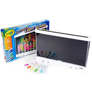 crayola ultimate light board for drawing & coloring – white, light up kids toy, gift for kids ages 6, 7, 8, 9