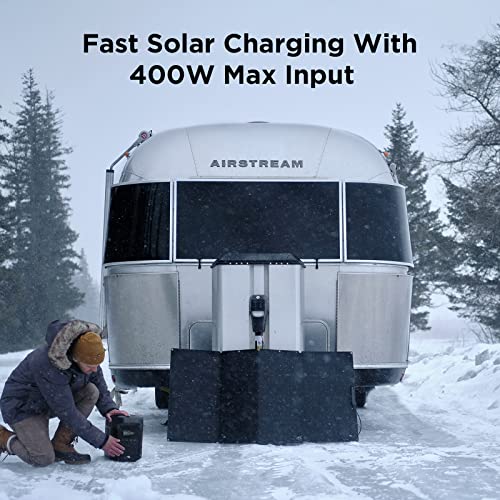 EF ECOFLOW Portable Power Station Delta 1000, 1008Wh Solar Generator with 6 x 1600W(3100W Surge) AC Outlets, Solar Battery Station Made for Emergency, Home Backup, Outdoor Camping RV/Van