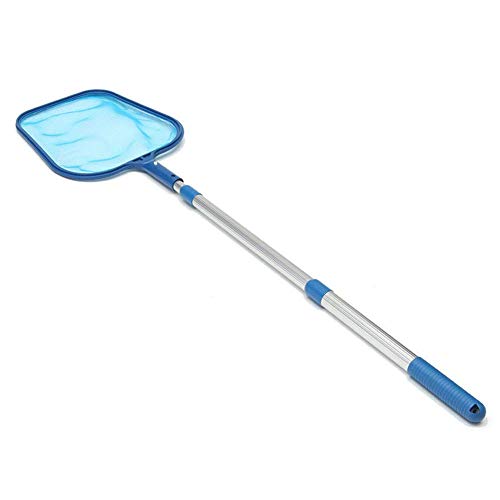 GKanMore Pool Skimmer Net with 17-41 inch Telescopic Pole Leaf Skimmer Mesh Rake Net for Spa Pond Swimming Pool, Pool Cleaner Supplies and Accessories