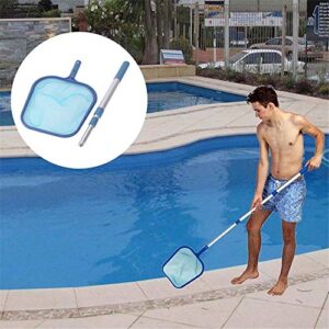 GKanMore Pool Skimmer Net with 17-41 inch Telescopic Pole Leaf Skimmer Mesh Rake Net for Spa Pond Swimming Pool, Pool Cleaner Supplies and Accessories