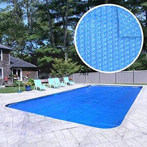 robelle 1836rs-8 box heavy-duty swimming pool solar heating cover, 18 x 36, blue