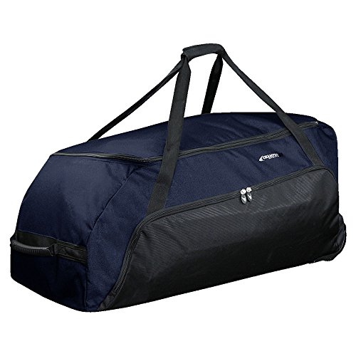 CHAMPRO Jumbo All-Purpose Bag on Wheels - 36"" x 16"" x 18""", Navy (E50NY)