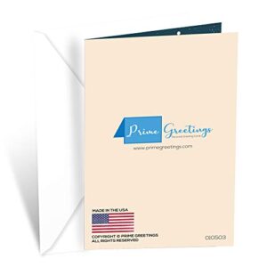 Christmas Card Brother | Made in America | Eco-Friendly | Thick Card Stock with Premium Envelope 5in x 7.75in | Packaged in Protective Mailer | Prime Greetings