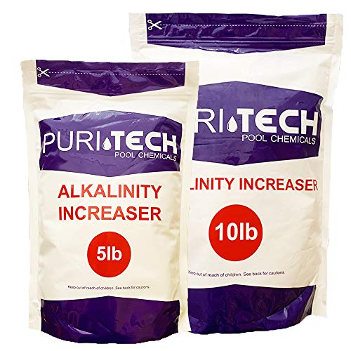 Puri Tech Pool Chemicals 15 lb Total Alkalinity Increaser Plus for Swimming Pools Increases Total Alkalinity Preventing Cloudiness and Scaling