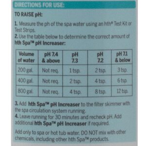 HTH Spa 86227 pH Increaser Balancing Spa and Hot Tub Care, 2 lbs