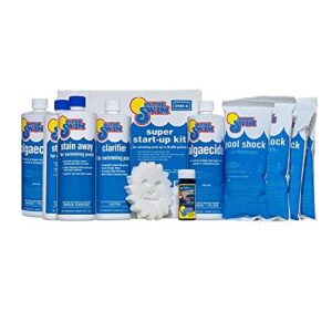 in the swim pool super opening chemical start up kit – above ground and in-ground swimming pools – up to 30,000 gallons