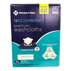 member’s mark adult washcloths (240 ct.) 5 pack