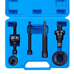 orion motor tech omt power steering pump pulley puller/installer tool set, pump pulley remover installer tools compatible with ford, gm, and chrysler vehicles