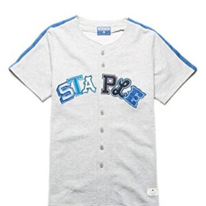 Staple Loopback Baseball Jersey (2Xlarge, Heather)