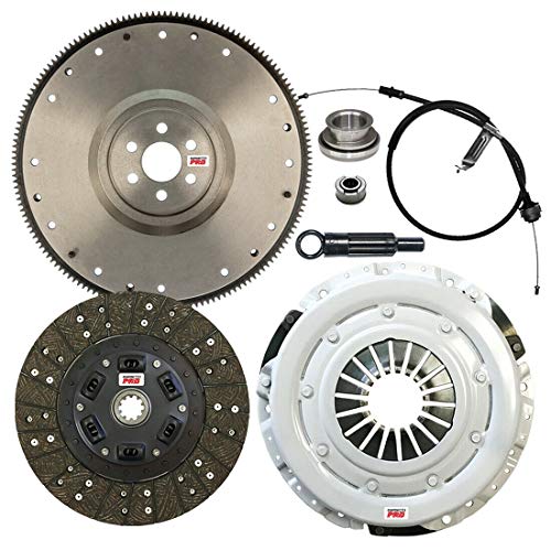 ClutchMaxPRO Compatible for Stage 2 Clutch Kit Ford Mustang GT LX5.0 Cobra SVT 5.0L 1981-1995 (CP07042HDWC-FW167711-ST2)