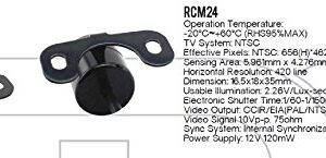 Red Cobra RCM24 Waterproof Nightvision Color Backup Camera
