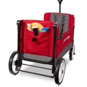 Radio Flyer Convertible Stroll 'N Wagon, Red