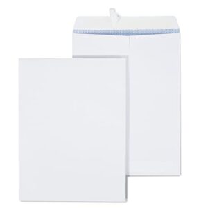 staples 329845 tear-resistant privacy tint catalog envelopes 9 x 12 white 100/bx
