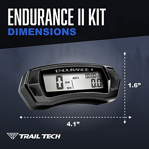 Trail Tech 202-112 Endurance II Digital Gauge Speedometer Kit