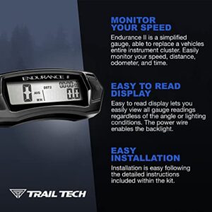 Trail Tech 202-112 Endurance II Digital Gauge Speedometer Kit