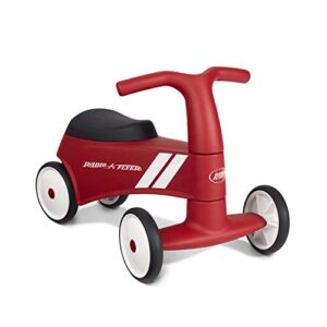 radio flyer scoot about sport, toddler ride on toy, ages 1-3, red kids ride on toy