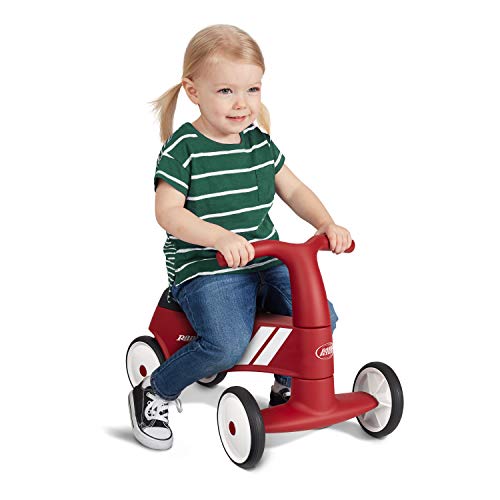 Radio Flyer Scoot About Sport, Toddler Ride On Toy, Ages 1-3, Red Kids Ride On Toy