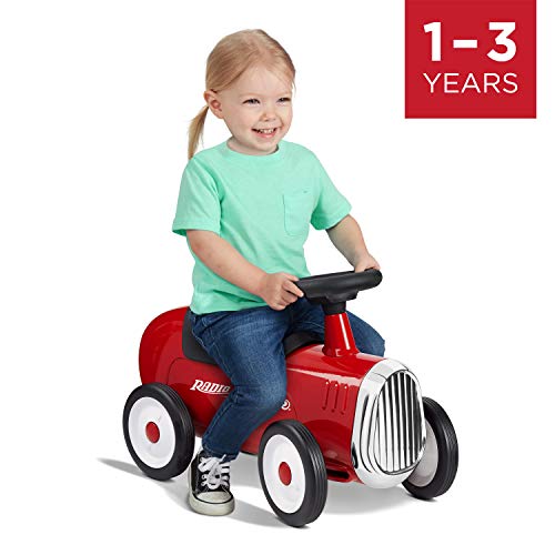 Radio Flyer Little Red Roadster, Toddler Ride on Toy, Ages 1-3 (Amazon Exclusive), 24“ Length