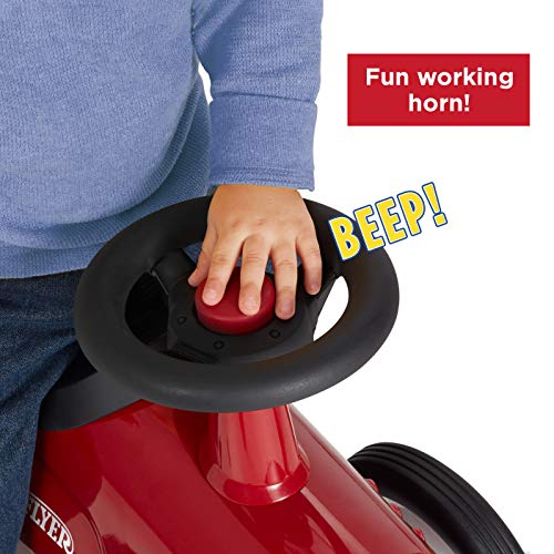 Radio Flyer Little Red Roadster, Toddler Ride on Toy, Ages 1-3 (Amazon Exclusive), 24“ Length