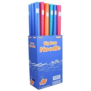 robelle big boss swimming pool noodles, 21-pack, colors may vary