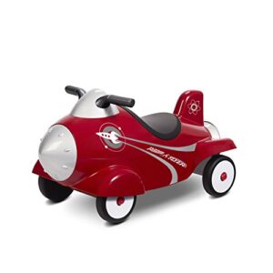 Radio Flyer Retro Rocket Ride On, Red Ride On Toy for age 12 months to 36 months