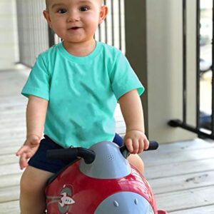 Radio Flyer Retro Rocket Ride On, Red Ride On Toy for age 12 months to 36 months