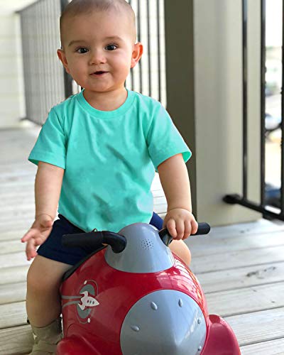 Radio Flyer Retro Rocket Ride On, Red Ride On Toy for age 12 months to 36 months