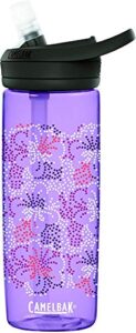 camelbak eddy+ bpa free water bottle, 20 oz, dotted floral