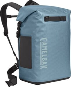 camelbak chillbak pack 30 soft cooler backpack & hydration center – drink & food storage, adriatic blue