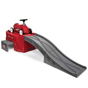 radio flyer 500 with ramp, toddler ride on toy, ages 3-5, red kids ride on toy