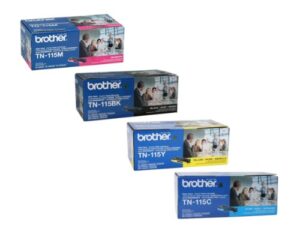 brother mfc-9840cdw toner cartridge set. manufactured by brother