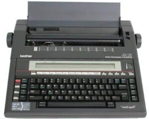 brother electronic word processing typewriter ax-28 ~ vintage (renewed)