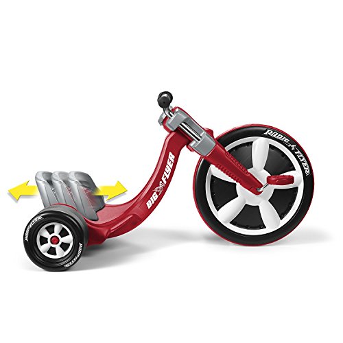 Radio Flyer Deluxe Big Flyer, Outdoor Toy for Kids Ages 3-7, Red Toddler Bike