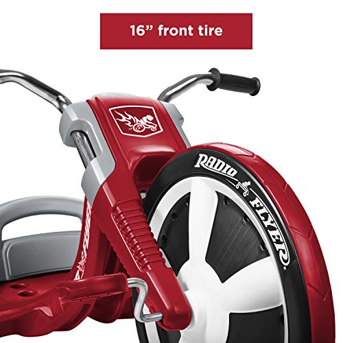 Radio Flyer Deluxe Big Flyer, Outdoor Toy for Kids Ages 3-7, Red Toddler Bike