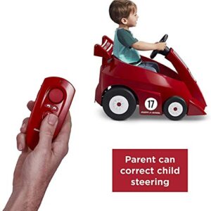 Radio Flyer Grow With Me Racer, Kids Battery Powered and Remote Control Ride On Toy, Red Toddler Ride On Toy For Ages 1.5-4 Years