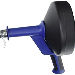 Cobra 86150 Drum Auger, for Use with Ing Sink, Shower and Tub Drains, Plastic, 1/4" x 15'