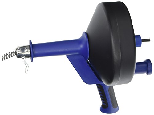 Cobra 86150 Drum Auger, for Use with Ing Sink, Shower and Tub Drains, Plastic, 1/4" x 15'