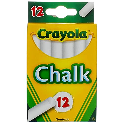 Crayola White Chalk 12 Count