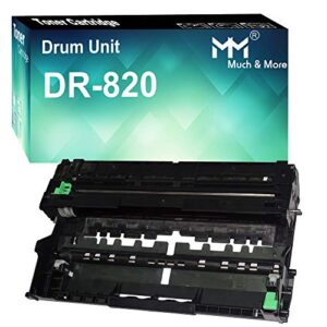 mm much & more compatible drum unit replacement for brother dr820 dr-820 dr 820 to use for mfc-l5900dw hl-l6200dw hl-l5100dn mfc-l5800dw mfc-l5700dw hl-l5200dwt mfc-l6700dw hl-l5200dw (1 x pack)