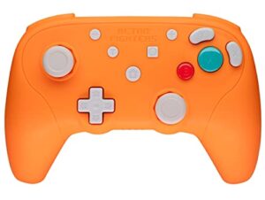 retro fighters battlergc wireless controller – gamecube, game boy player, switch & pc compatible (orange)