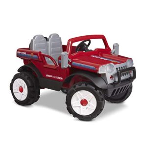 radio flyer riptide car | outdoor power ride on toy | ages 3+ (amazon exclusive) red