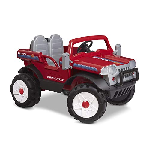 Radio Flyer Riptide Car | Outdoor Power Ride On Toy | Ages 3+ (Amazon Exclusive) Red