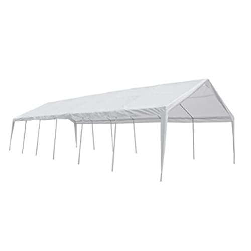 vidaXL Party Tent Heavy Duty with Windows Side Walls Outdoor Patio Garden Pop Up Gazebo Canopy White 39.4' x 19.7'