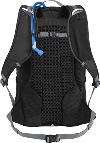 CamelBak Fourteener 26 Hiking Hydration Pack - Hike Backpack - 100 oz, Graphite/Red Poppy