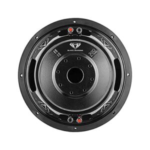 BLACK DIAMOND DIA-R12D2 12 Inch Car Audio Subwoofer 1200 Watts Dual Voice Coil 2+2 Ohms (1 Speaker)