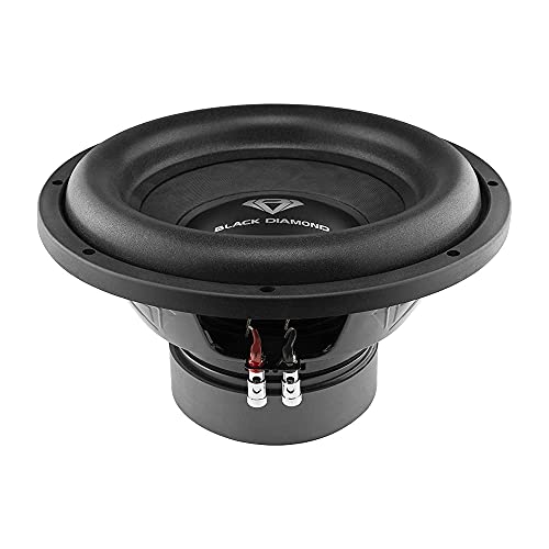 BLACK DIAMOND DIA-R12D2 12 Inch Car Audio Subwoofer 1200 Watts Dual Voice Coil 2+2 Ohms (1 Speaker)