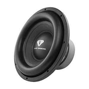 BLACK DIAMOND DIA-R12D2 12 Inch Car Audio Subwoofer 1200 Watts Dual Voice Coil 2+2 Ohms (1 Speaker)